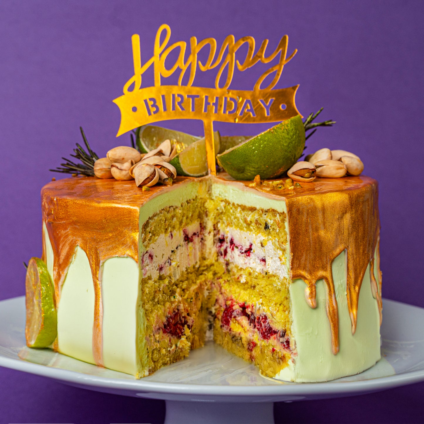 Tort Pistache dorée
